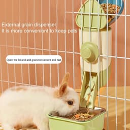 image-Rabbit Bowl Pet Feeding Kit Feeder