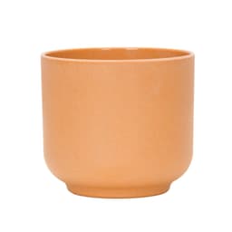 image-Plastic Flowerpot Multi-color Frosted Table Small Flower Pot