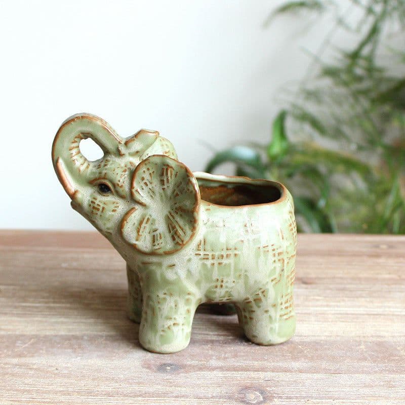 image-Ceramic Glaze Kiln Succulent Flower Pot