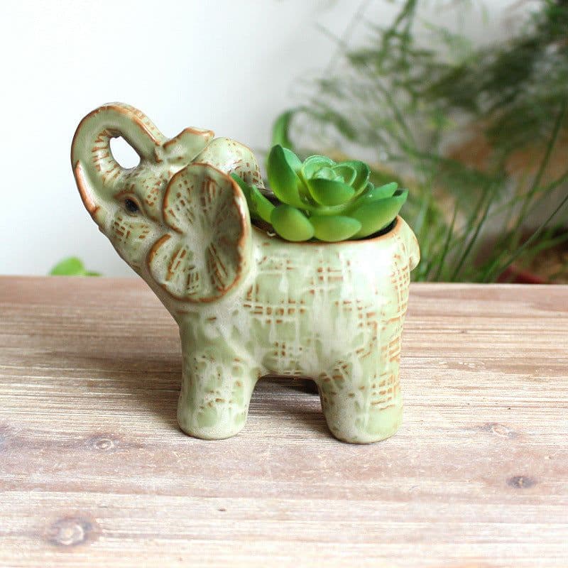 image-Ceramic Glaze Kiln Succulent Flower Pot
