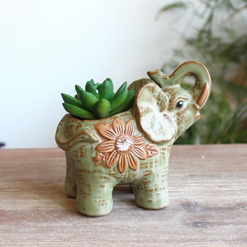 image-Ceramic Glaze Kiln Succulent Flower Pot