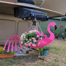 image-Gardening Colorful Animal Bird Rooster Flower Pot Pendant