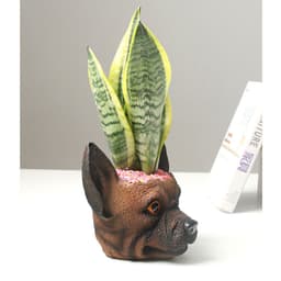 image-Synthetic Resin Personalized Dog Flower Pot Crafts Ornaments