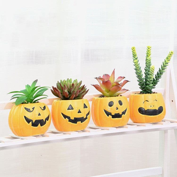 image-Halloween Succulent Flower Pot Ceramic Flower Pot Aromatherapy