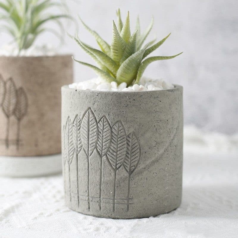 image-Cement Succulent Home Flowerpot Simple