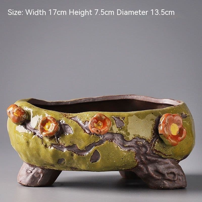 image-Cute And Creative Large Caliber Combination Pot With Meat And Flower Pots