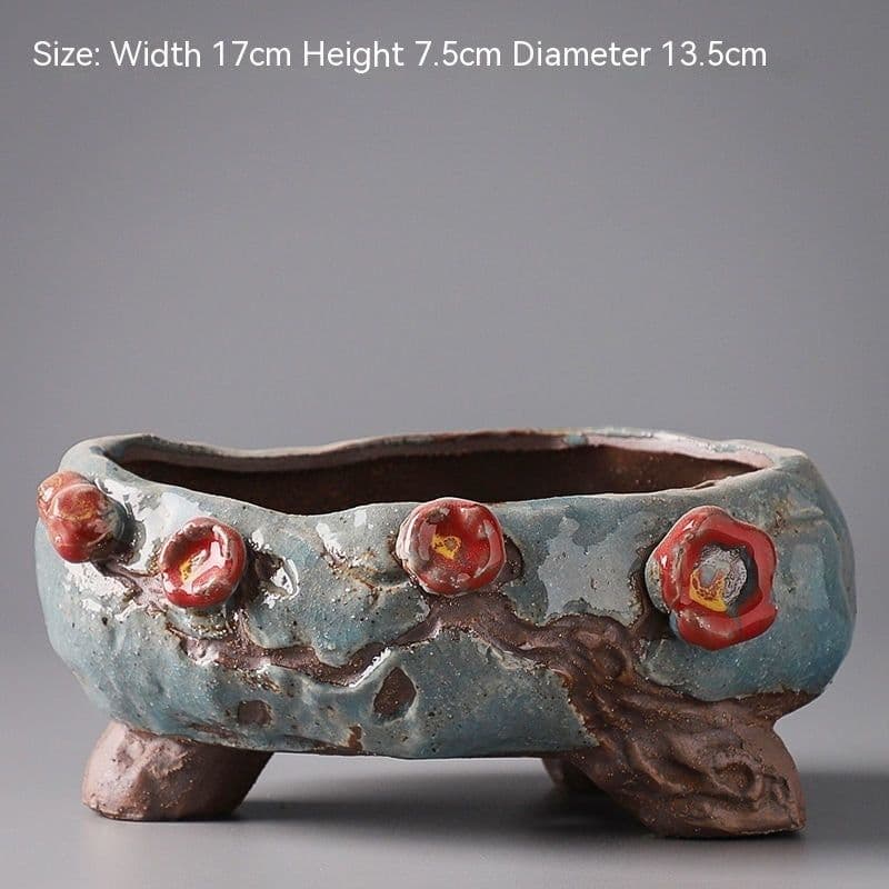 image-Cute And Creative Large Caliber Combination Pot With Meat And Flower Pots