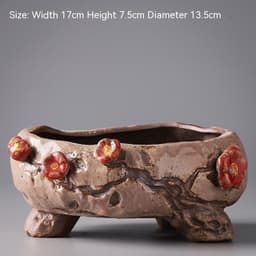 image-Cute And Creative Large Caliber Combination Pot With Meat And Flower Pots
