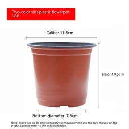 image-Plastic Nutrition Feeding Block Planting And Transplanting Pot Fall Not Bad Seedling Cup