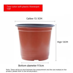 image-Plastic Nutrition Feeding Block Planting And Transplanting Pot Fall Not Bad Seedling Cup
