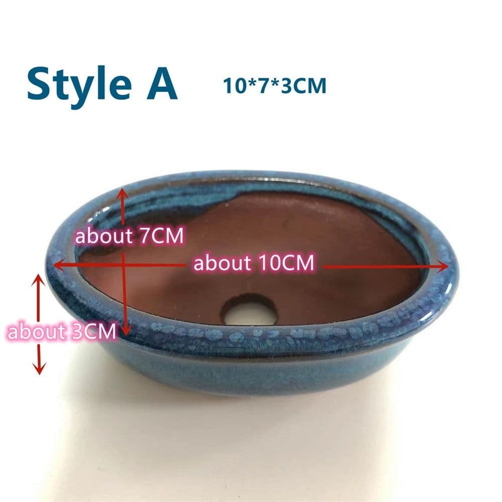 image-5 Styles Fashion Chinese Style Bonsai Pots Breathable