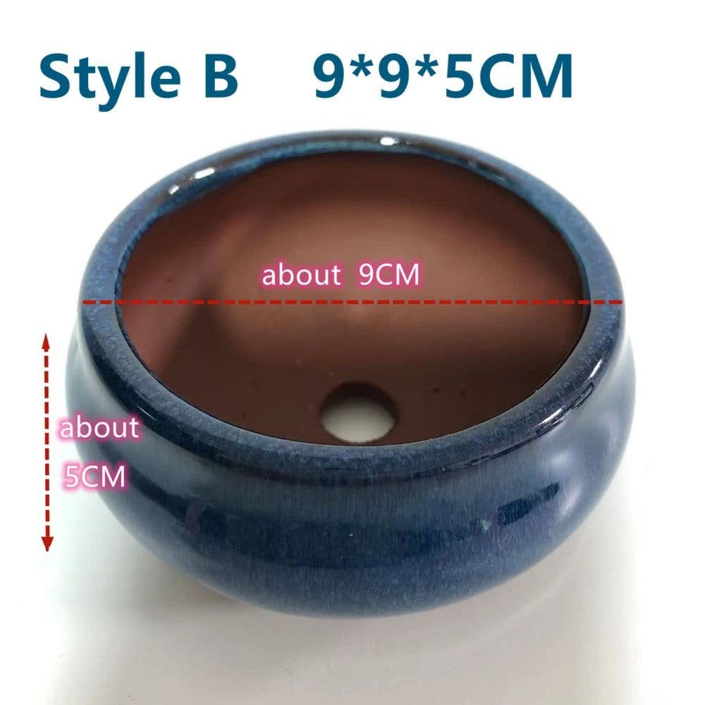image-5 Styles Fashion Chinese Style Bonsai Pots Breathable