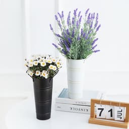 image-Iron Flower Bucket Retro Distressed Home Creative Living Room Decoration