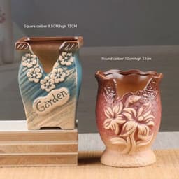 image-Succulent Bonsai Braised Purple Sand Simple Small Flower Pot