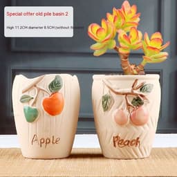 image-Succulent Bonsai Braised Purple Sand Simple Small Flower Pot