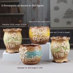 image-Succulent Bonsai Braised Purple Sand Simple Small Flower Pot