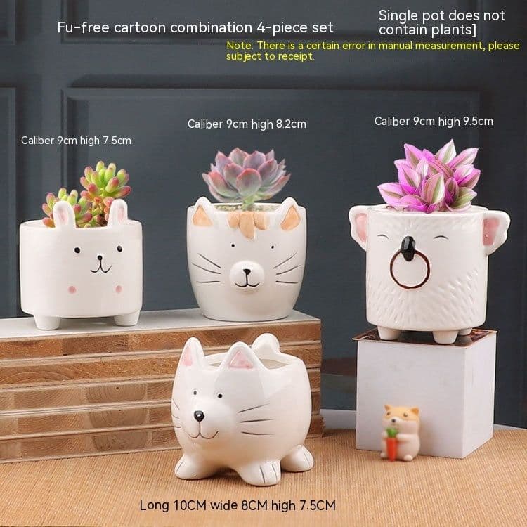 image-Succulent Bonsai Braised Purple Sand Simple Small Flower Pot