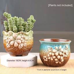 image-Succulent Bonsai Braised Purple Sand Simple Small Flower Pot