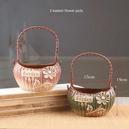 image-Succulent Bonsai Braised Purple Sand Simple Small Flower Pot