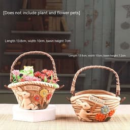 image-Succulent Bonsai Braised Purple Sand Simple Small Flower Pot