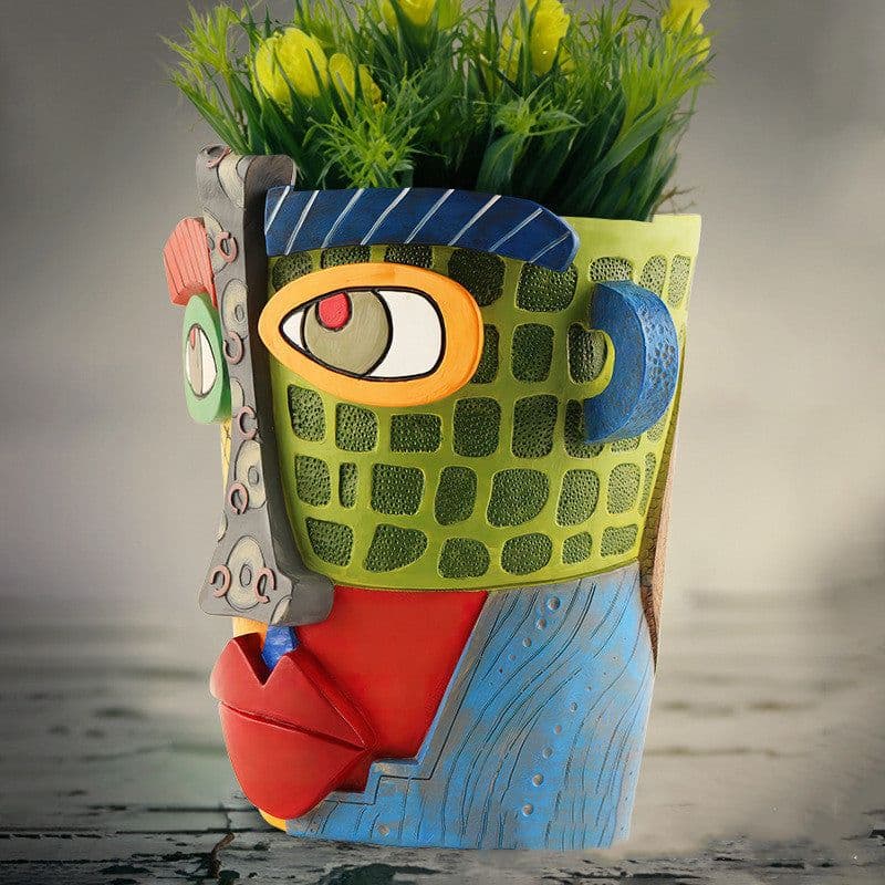 image-Outdoor Courtyard Crafts Funny Flowerpot Decoration