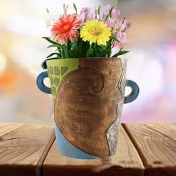 image-Outdoor Courtyard Crafts Funny Flowerpot Decoration