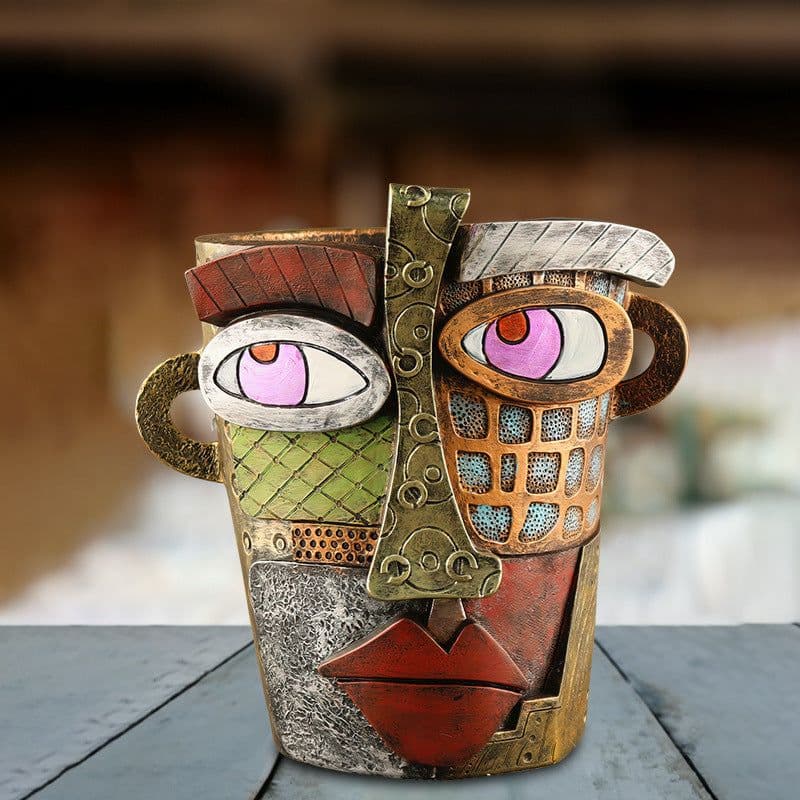 image-Outdoor Courtyard Crafts Funny Flowerpot Decoration