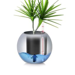 image-Rattan-like Self-absorbent Succulent Pot Planting Resin Flowerpot