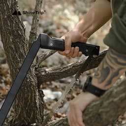 image-Wood Portable Strap Detachable Aluminum Alloy Handheld Folding Saw