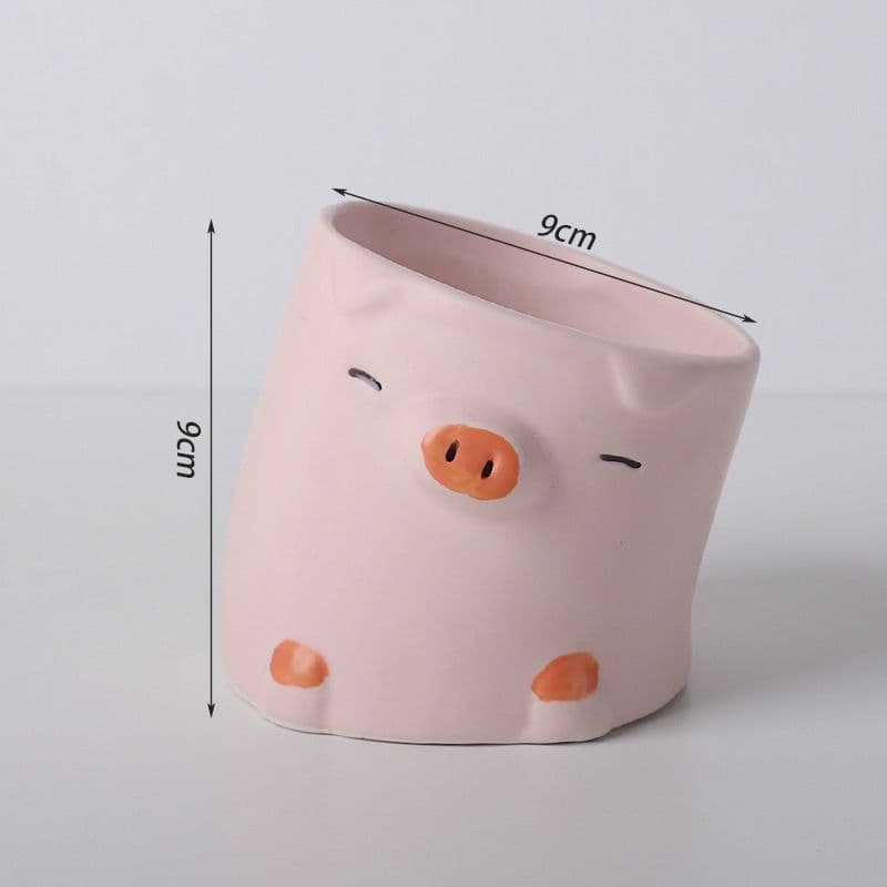 image-Creative Cartoon Animal Succulent Plant Small Flower Pot