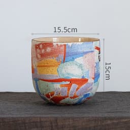 image-Matisse Ceramic Flower Pot Medium Art Flower Pot Succulent Plant Orchid Green Radish Pot