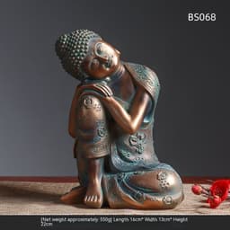 image-Resin Zen Buddha Statue Flower Pot Courtyard Landscape Balcony Layout Garden Decoration