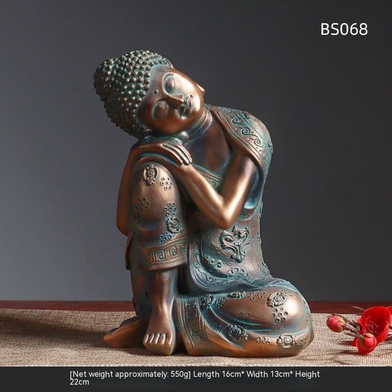 image-Resin Zen Buddha Statue Flower Pot Courtyard Landscape Balcony Layout Garden Decoration