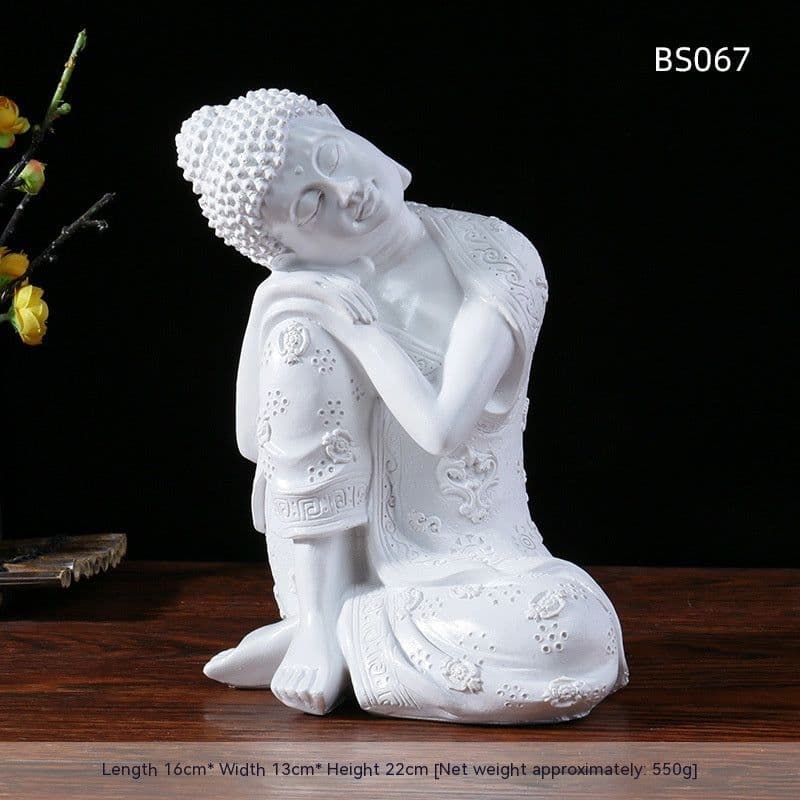 image-Resin Zen Buddha Statue Flower Pot Courtyard Landscape Balcony Layout Garden Decoration