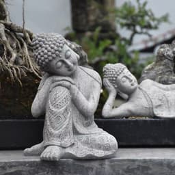 image-Resin Zen Buddha Statue Flower Pot Courtyard Landscape Balcony Layout Garden Decoration