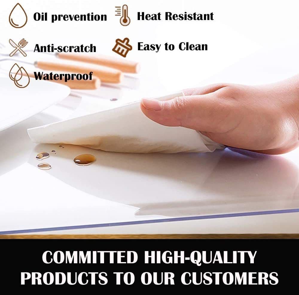 image-4 Size 400gsm Heavy Duty Waterproof PVC Transparent Tarpaulin Clear Tarp Glass Tarp Balcony Tarpaulin