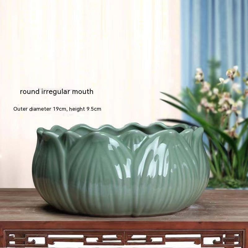 image-Non-porous Hydroponic Flowerpot Narcissus Hydrocotyle Household