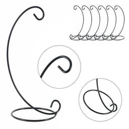 image-10PCS Metal Plant Pot Flower Bauble Holder Ornament Hanging Display Stand Hanger