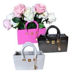 image-Fashion Personalized Flower Vase Bag Decoration