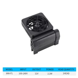 image-Fish Tank Cooling Fan Cooling Cooling Fan Aquarium Two-Speed Adjustment Wind Speed Grass Tank Shrimp Tank