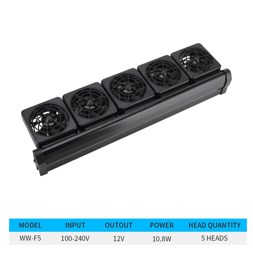 image-Fish Tank Cooling Fan Cooling Cooling Fan Aquarium Two-Speed Adjustment Wind Speed Grass Tank Shrimp Tank