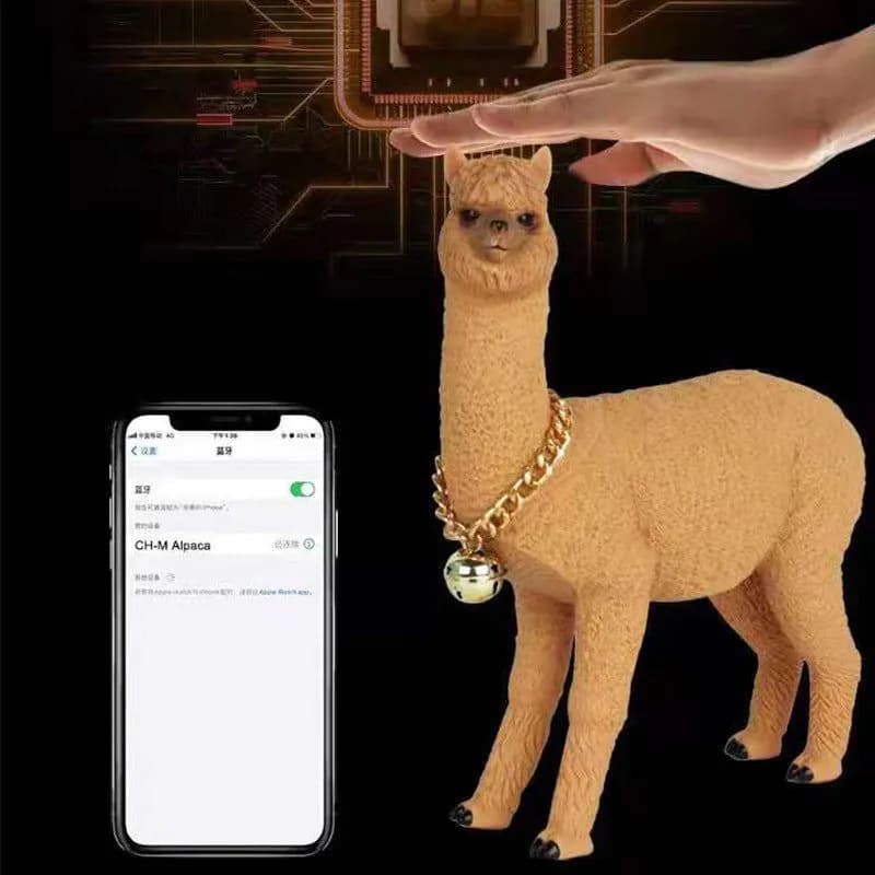 image-Portable Bluetooth Speakers Cartoon Alpaca Card FM Radio Wireless Music Subwoofer Sound Box For PC Computer Audio Center