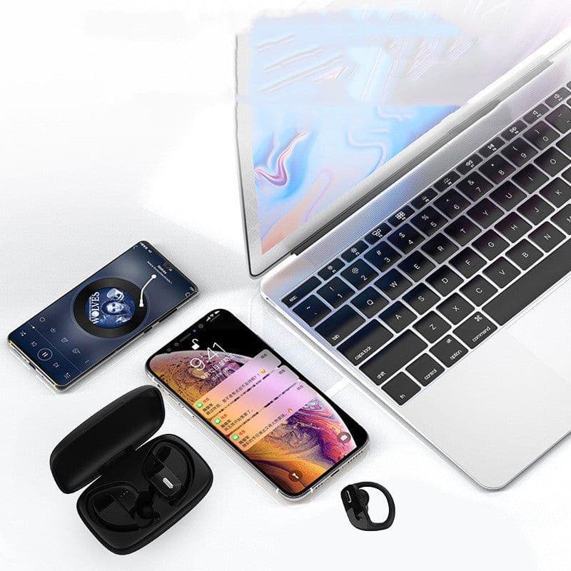 image-Wireless Bluetooth Binaural Stereo Headphones Waterproof And Sweatproof