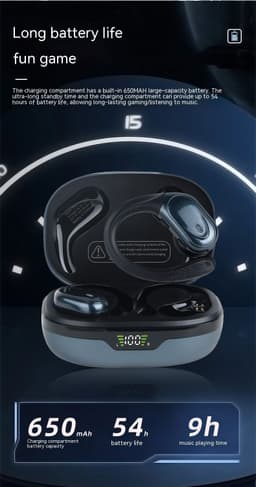 image-Smart Digital Technology Noise Reduction Sports Can't Get Rid Of Ear-mounted Wireless Headphones