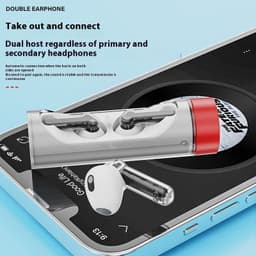 image-Noise Reduction Bluetooth Transparent Rotating Wireless Headset