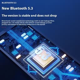 image-Noise Reduction Bluetooth Transparent Rotating Wireless Headset
