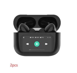 image-Touch Screen Bluetooth Headset With Screen TWS Active Noise Reduction