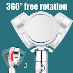 image-Modern Minimalist Supercharged Small Waist Small Fan Shower Nozzle
