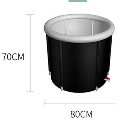 image-Portable Ice Baths Inflatable Air Ring PVC Bath Bath Household Bath Tub Holder Foldable Bath Tub For Recovery Therapy Outdoor