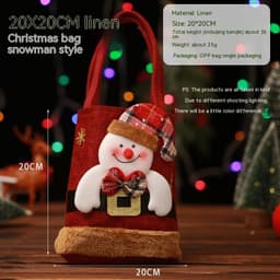 image-Christmas Decorative Handbag Cute Simple